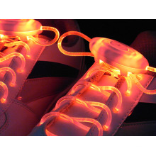 Lacets lumineux de chaussure de Jieli Shinning LED avec la batterie